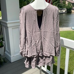 Cute mocha brown/grey dress